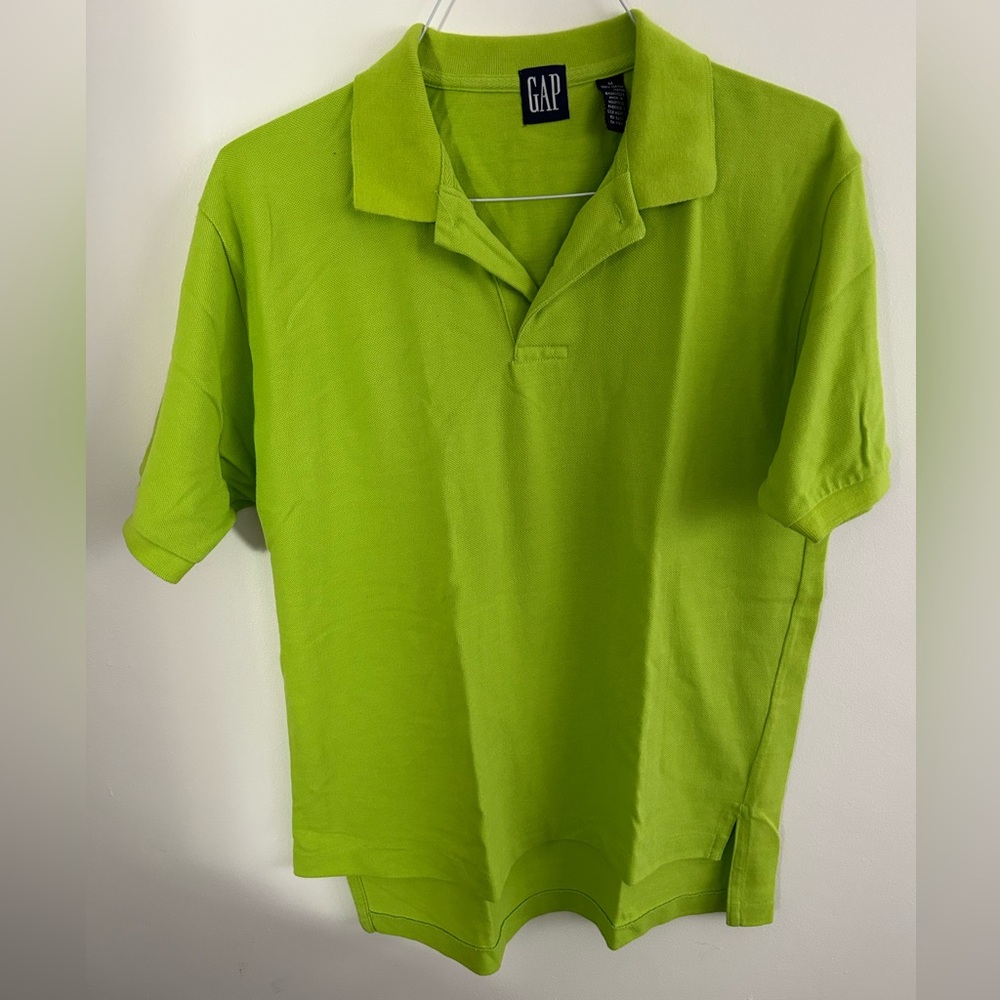 GAP Green Polo Shirt Classic Design